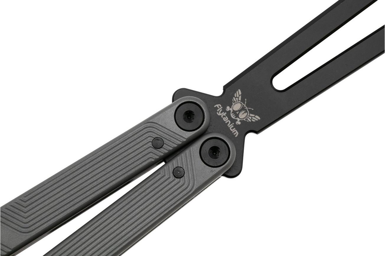 Flytanium Zenith Trainer 2.0 1385GGB Black, Gunmetal Gray Aluminum, vlindermes trainer