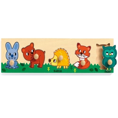 Djeco knoppuzzel forest'n'co - 5st