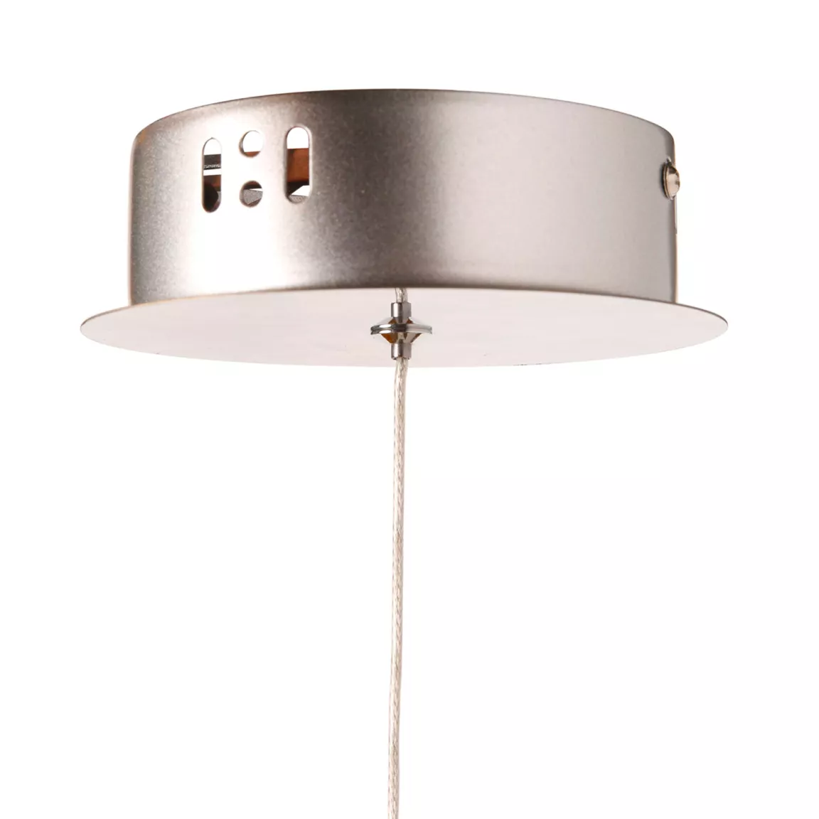 Suspension aluminium sixties LED (D20 cm) UFO Transparent