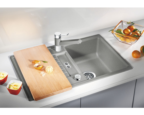 Blanco ZIA 40 S spoelbak 780 x 500 mm zwart 526012