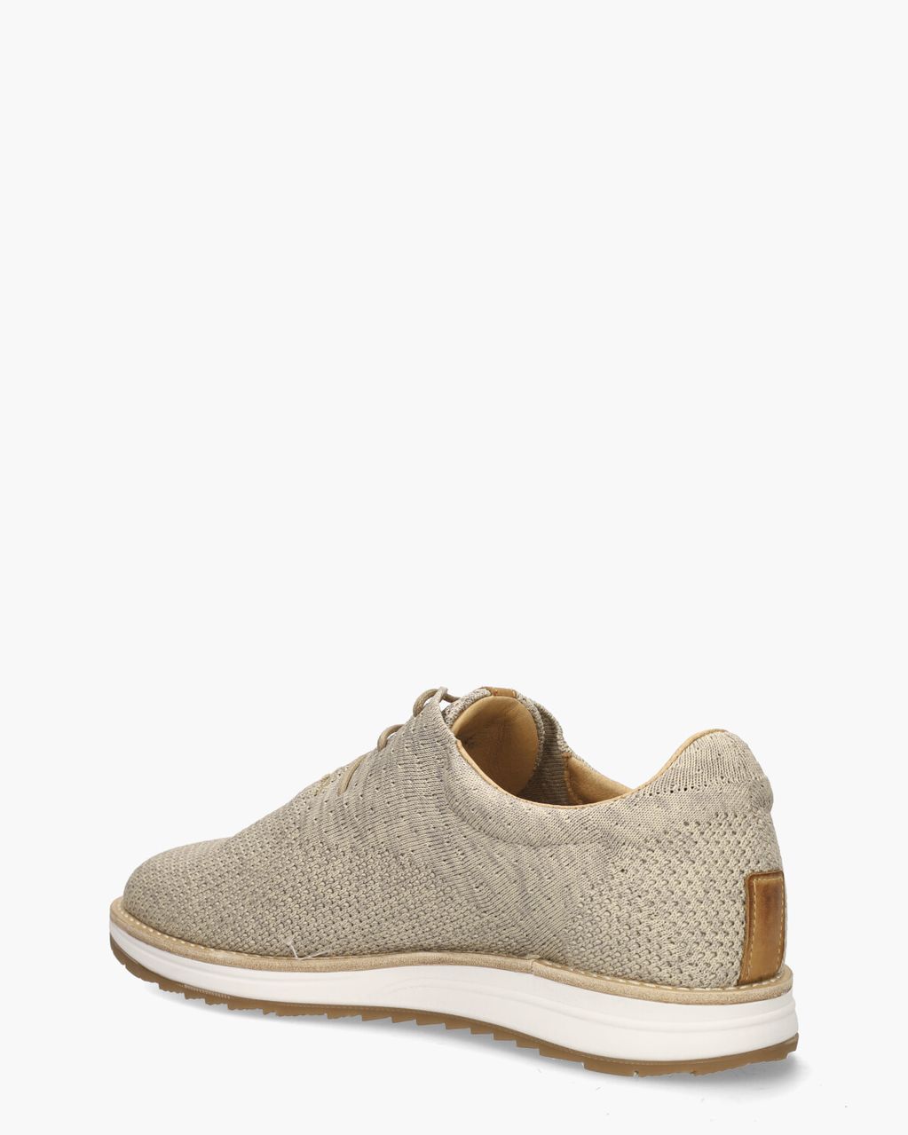 Rehab Nolan Knit Beige Heren Veterschoenen