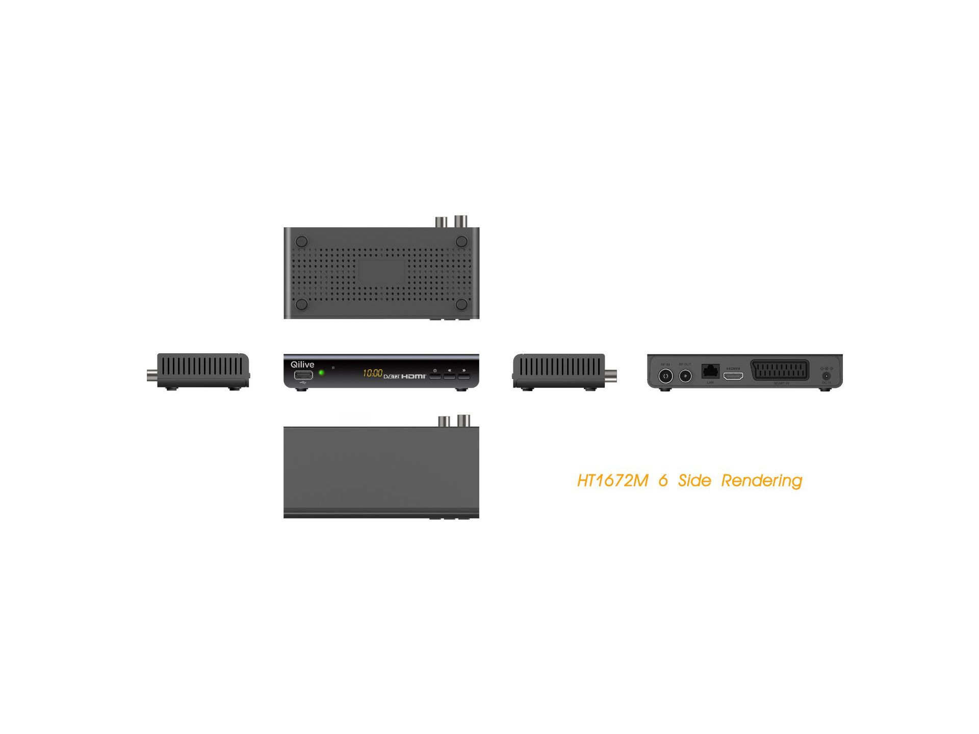 RECEPTOR DVB-T2 QILIVE 600176645 FULL HD Q.1404
