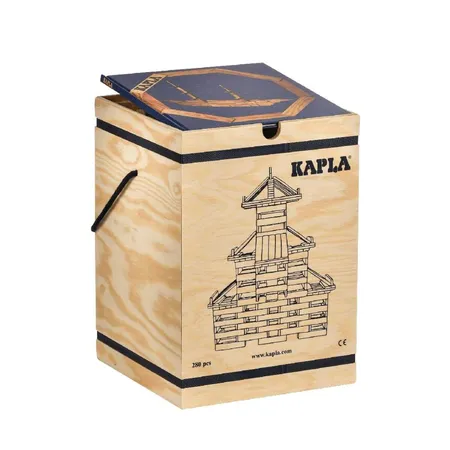 KAPLA® 280er KASTEN : 280 Plättchen + 1 Buch blau