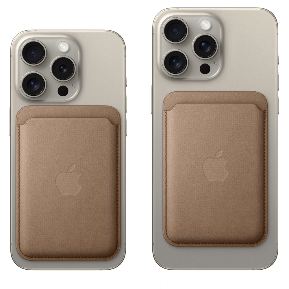 MagSafe iPhone FineWoven Feingewebe Wallet Magnetische Kreditkarten Halterung (MGHA4ZM/A) - Schwarz