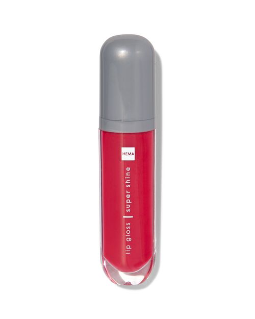 gloss à lèvres super brillant bright red