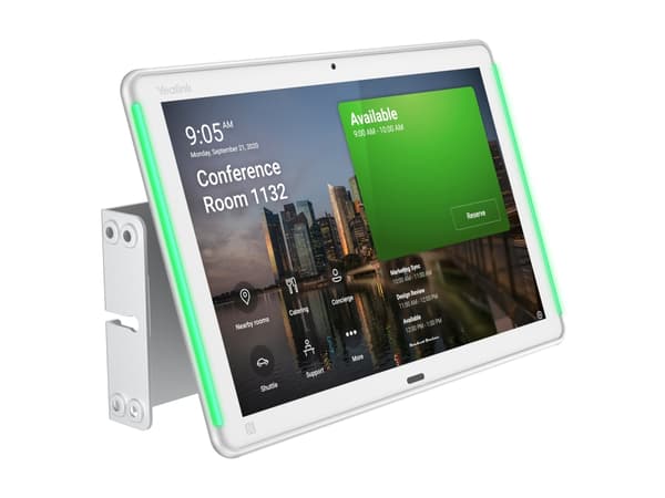 Yealink RoomPanel Plus - Room manager - med kamera - kablet, trådløs - 802.11a/b/g/n/ac, Bluetooth 5.2, NFC - 10/100 Ethernet