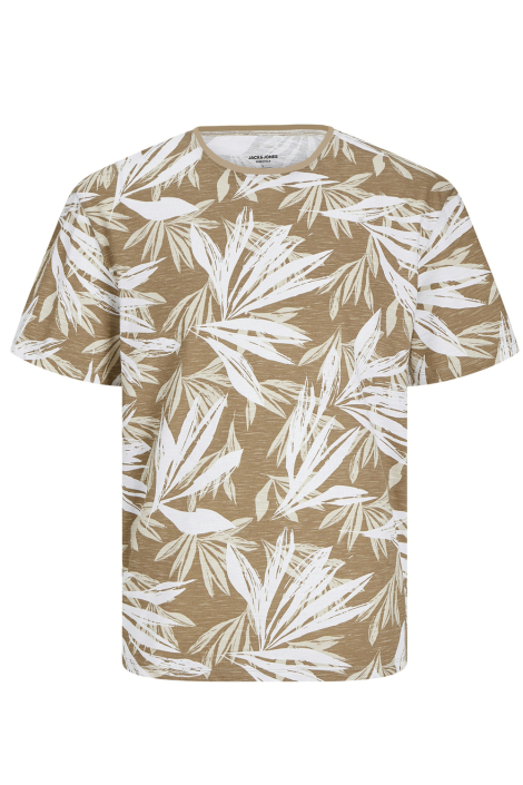 Jack & Jones taupe heren t-shirt