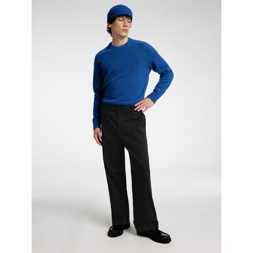 Selected Homme Wide Leg Tony Cordura Bukser, Black, W36/L32