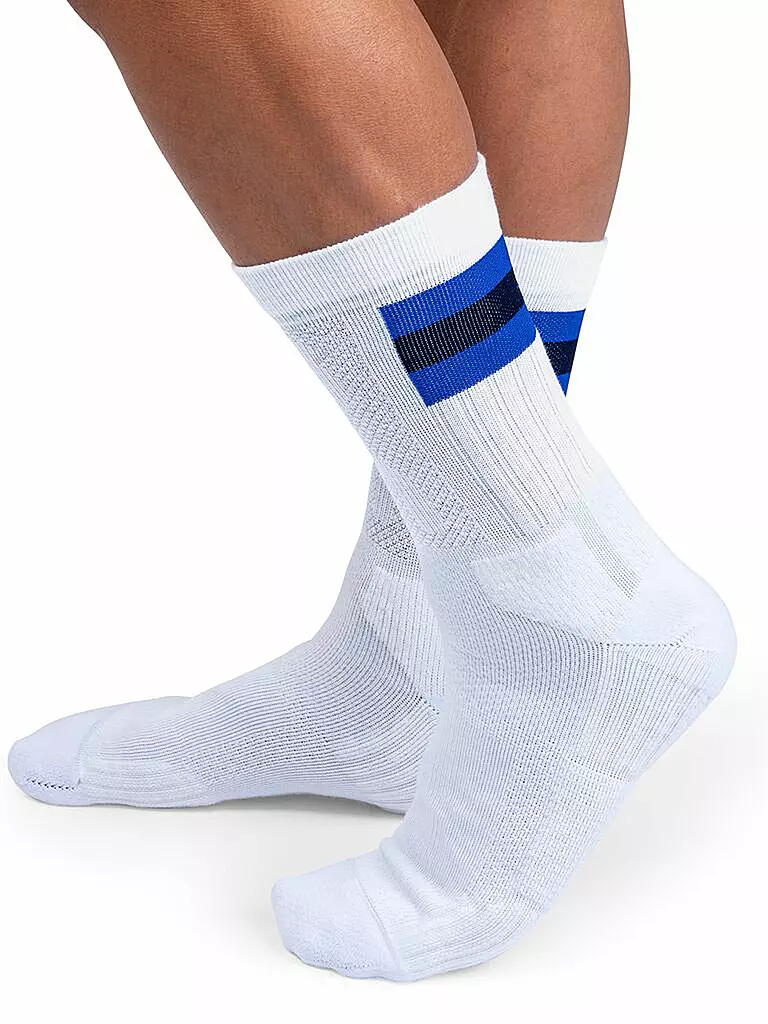 ON Herren Socken white / indigo weiss