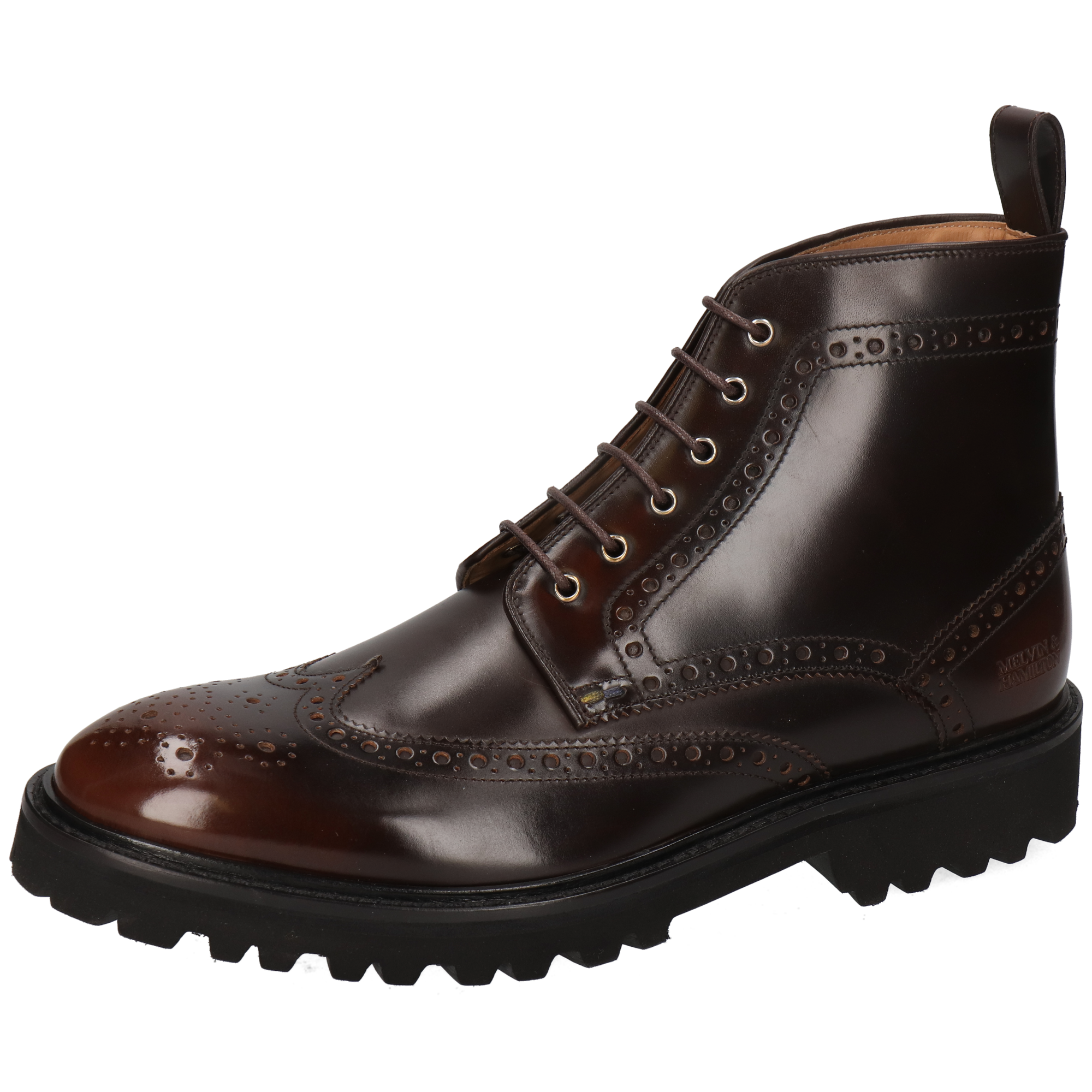 MATTHEW 7 - Bottines à talon bottier | Marron