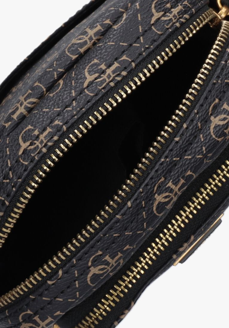 GUESS bruine guess schoudertas vezzola smart xbody double pckt
