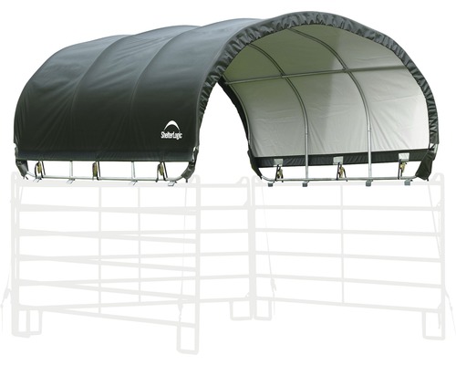 Weidetent luifel ShelterLogic 370 x 370 cm groen