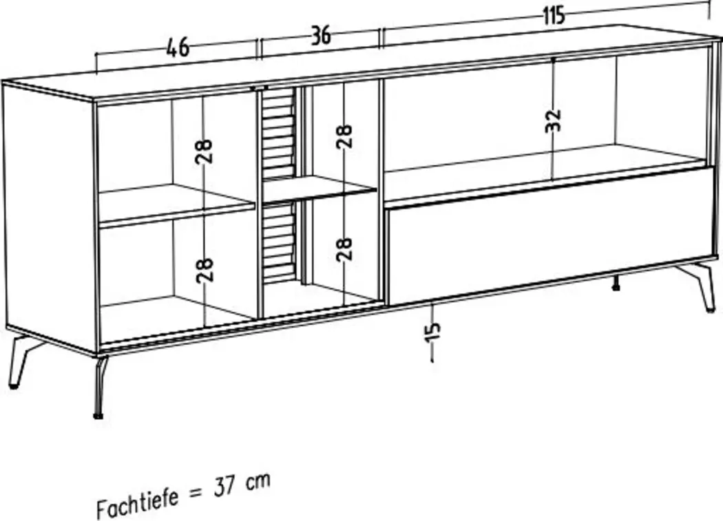 TV-Lowboard Meran