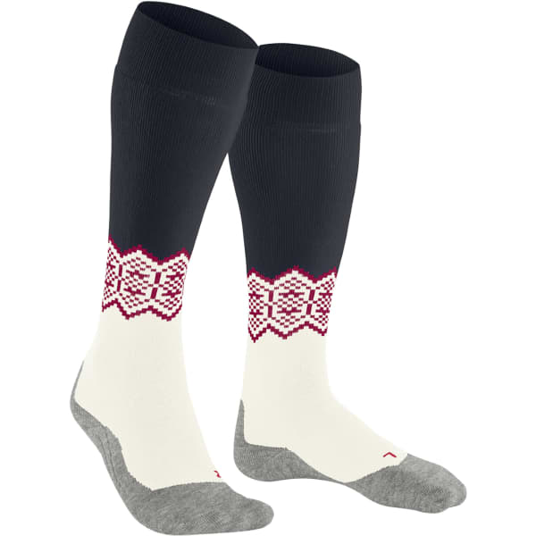 Chaussette de ski FALKE SK2 INTERMEDIATE W OFF-WHITE