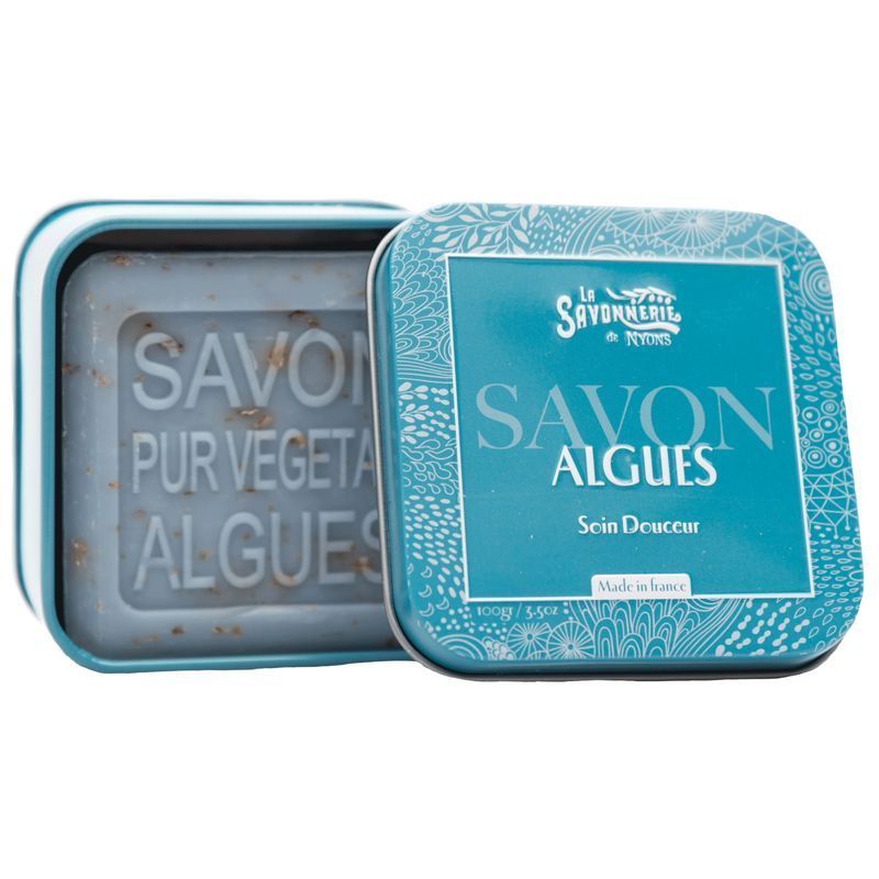 La Savonnerie de Nyons - Metallbox mit Seife - Algen