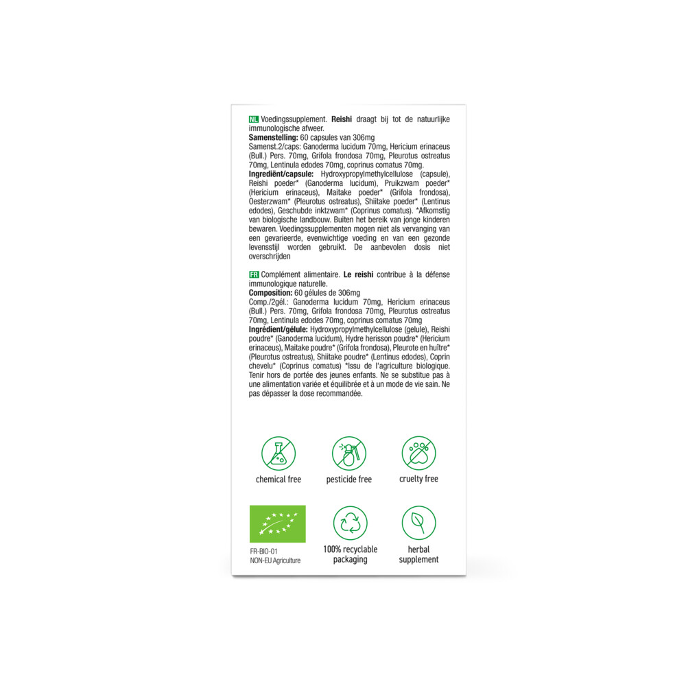 Purasana Funghi Mix Bio60 capsules