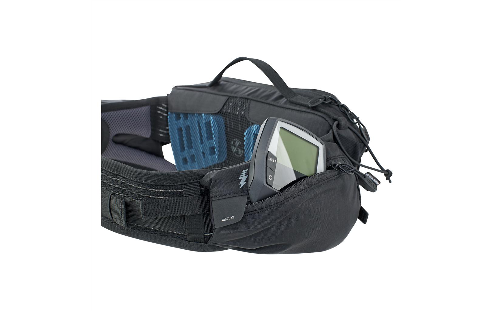 Hüfttasche Pro E-Ride 3 l, SchwarzGürteltasche