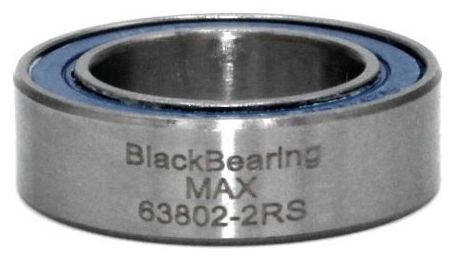 Roulement Black Bearing 63802 2RS Max 15 x 24 x 7 mm