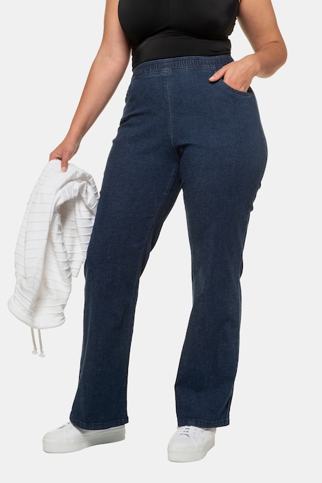 Marlenejeans Mary, weiter 5-Pocket-Schnitt, Elastikbund