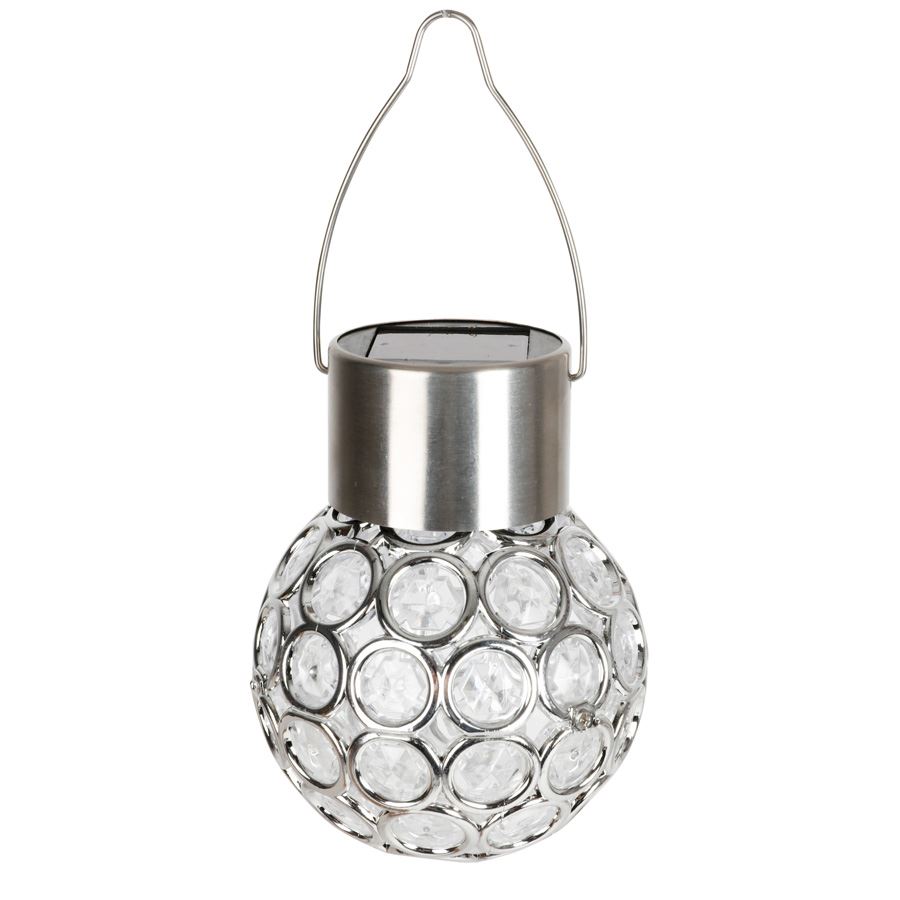 Solar-Hängeleuchte mit LED-Farbwechsler 7cm