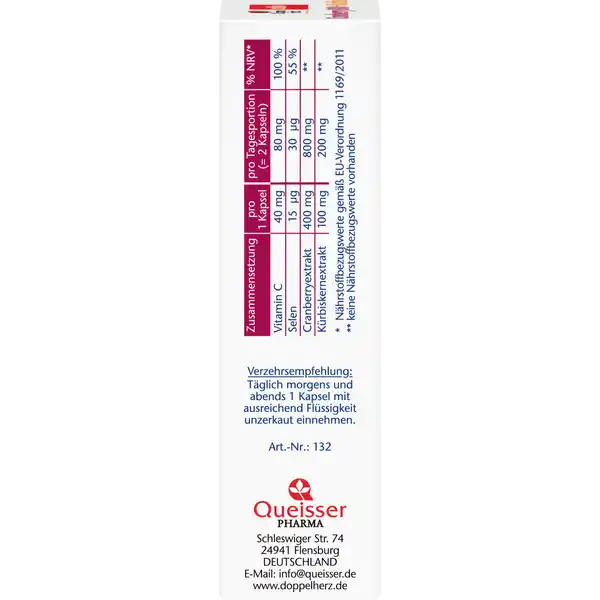 aktiv Cranberry + Kürbis + Vitamin C + Selen