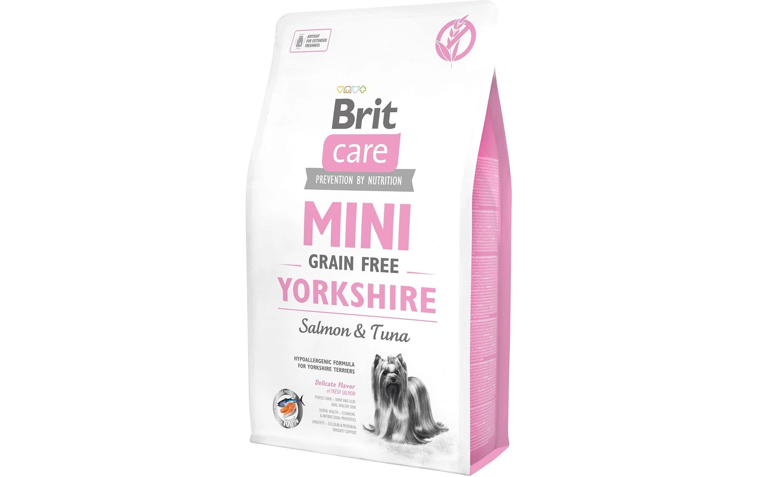 Trockenfutter Care Mini Grain Free Yorkshire 2 kgAlleinfuttermittel für Hunde