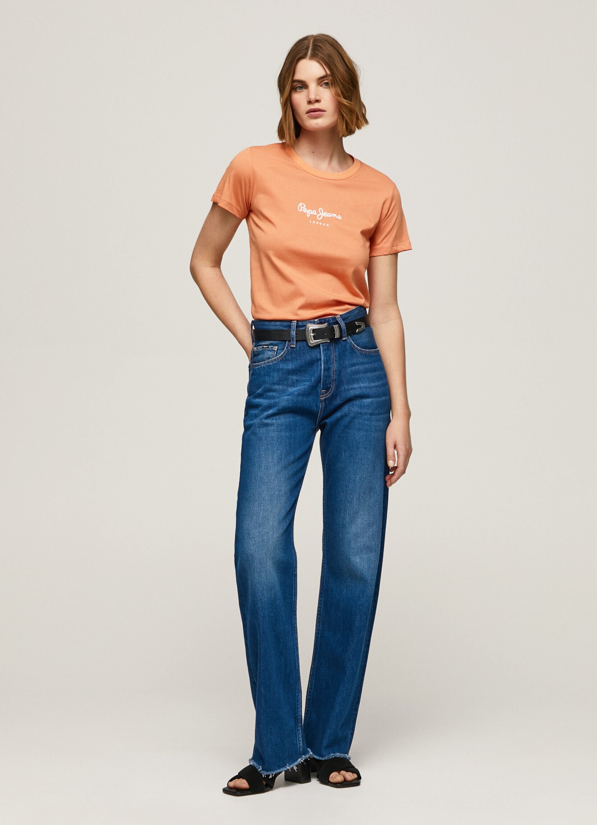 CAMISETA ESTAMPADA - pêssego