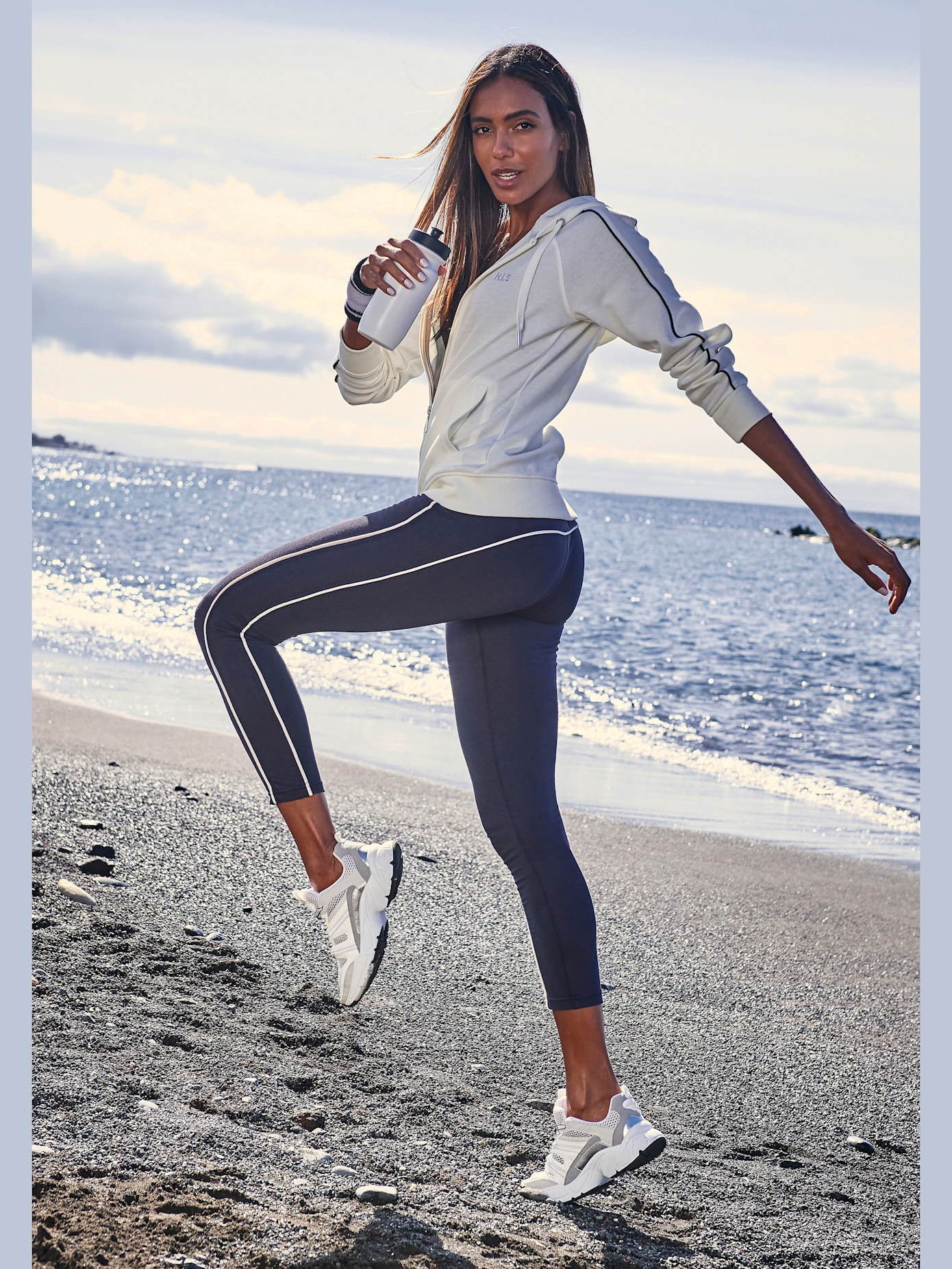Legging avec passepoil