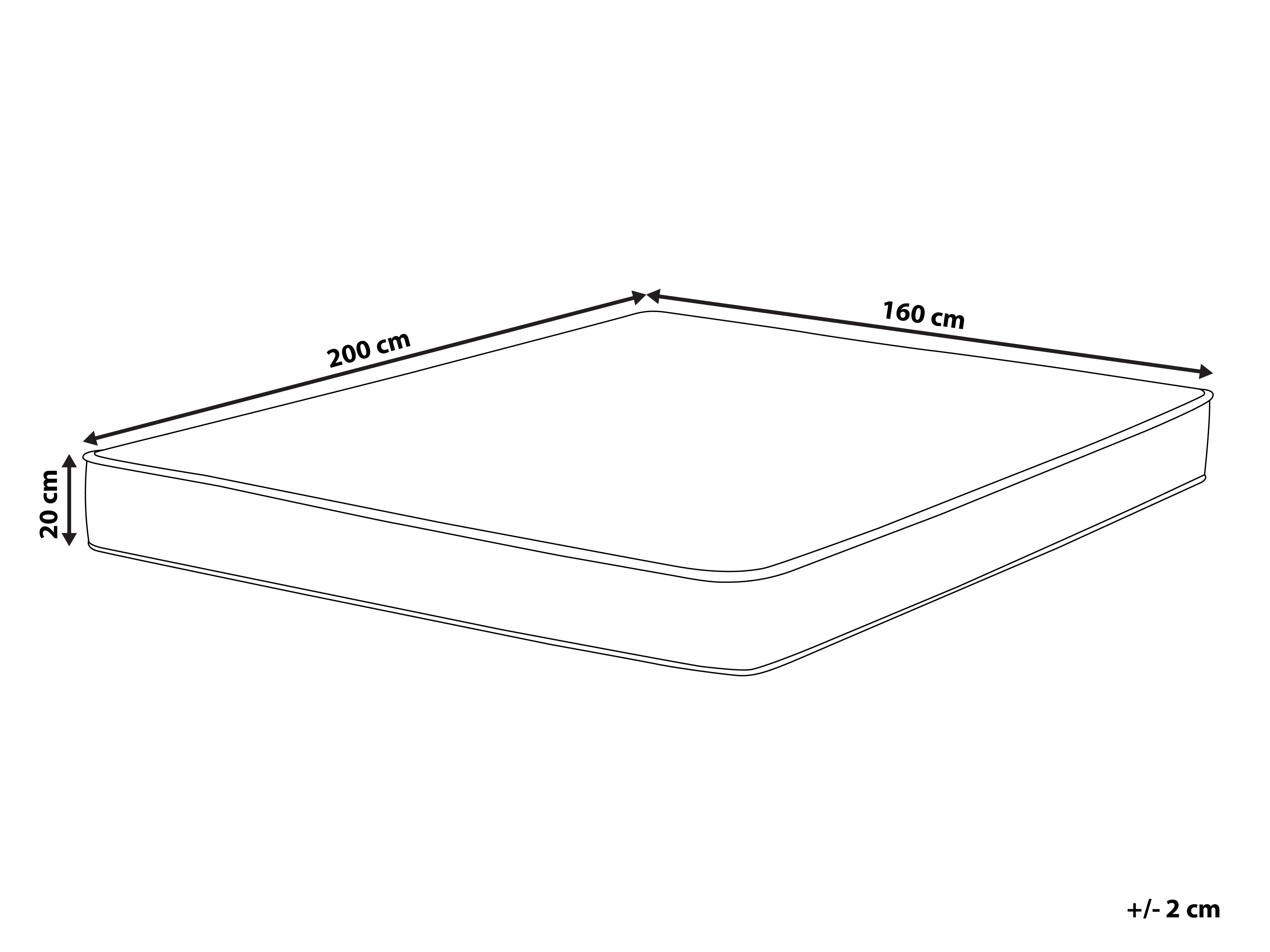 Waterbedmatras hoes PURE 160 x 200 cm
