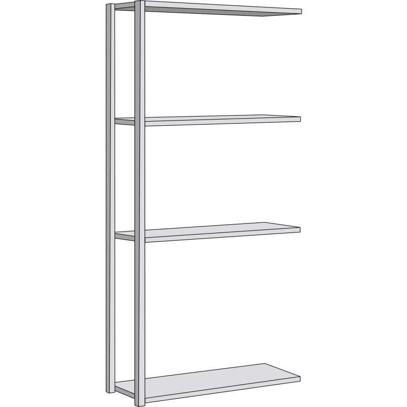 Rayonnage MODULO  - Module idéal produits standards - Extension C