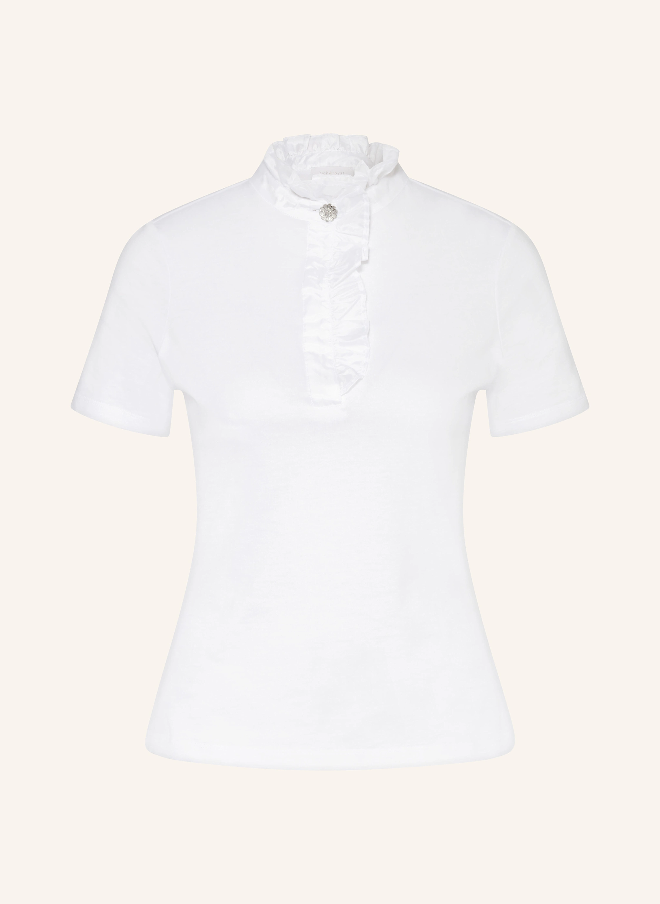 Rich & Royal T-Shirt im Materialmix