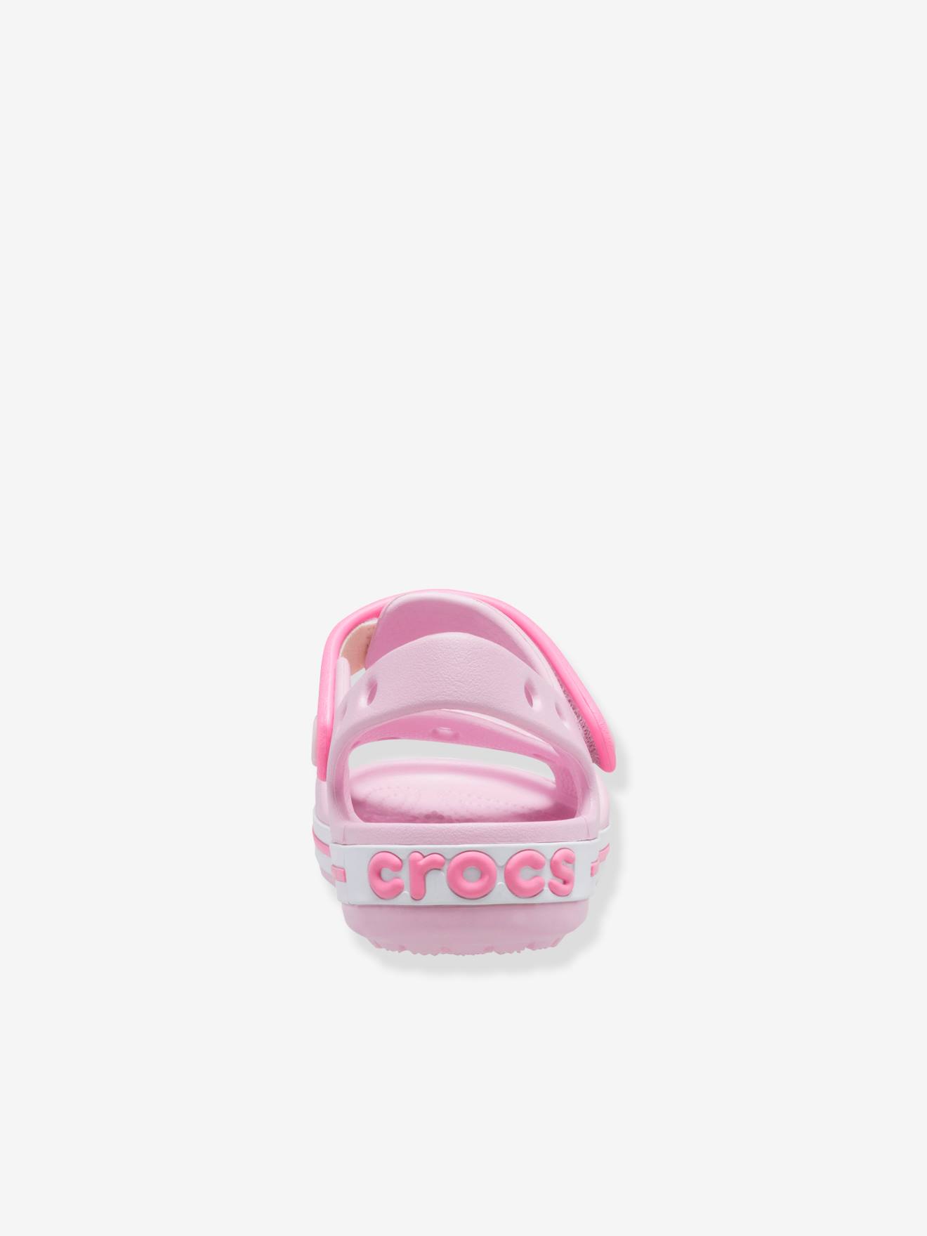 Sandália Crocband Infantil CROCS™ Tamancos para Meninos Rosa Claro Liso