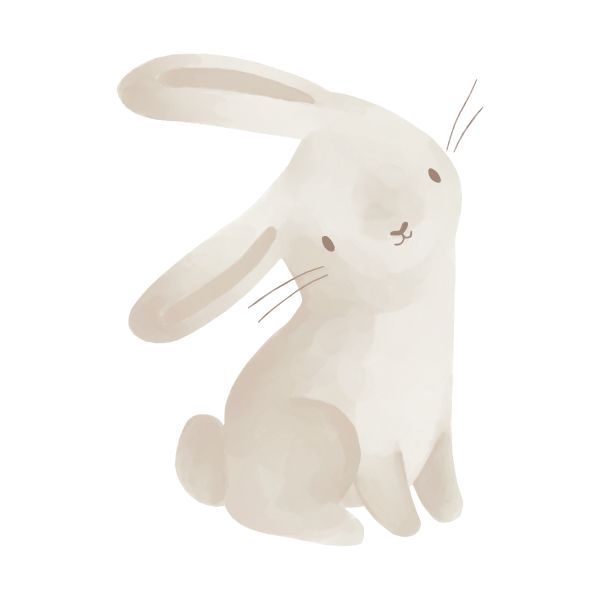 Little Dutch Muurstickers - Baby Bunny