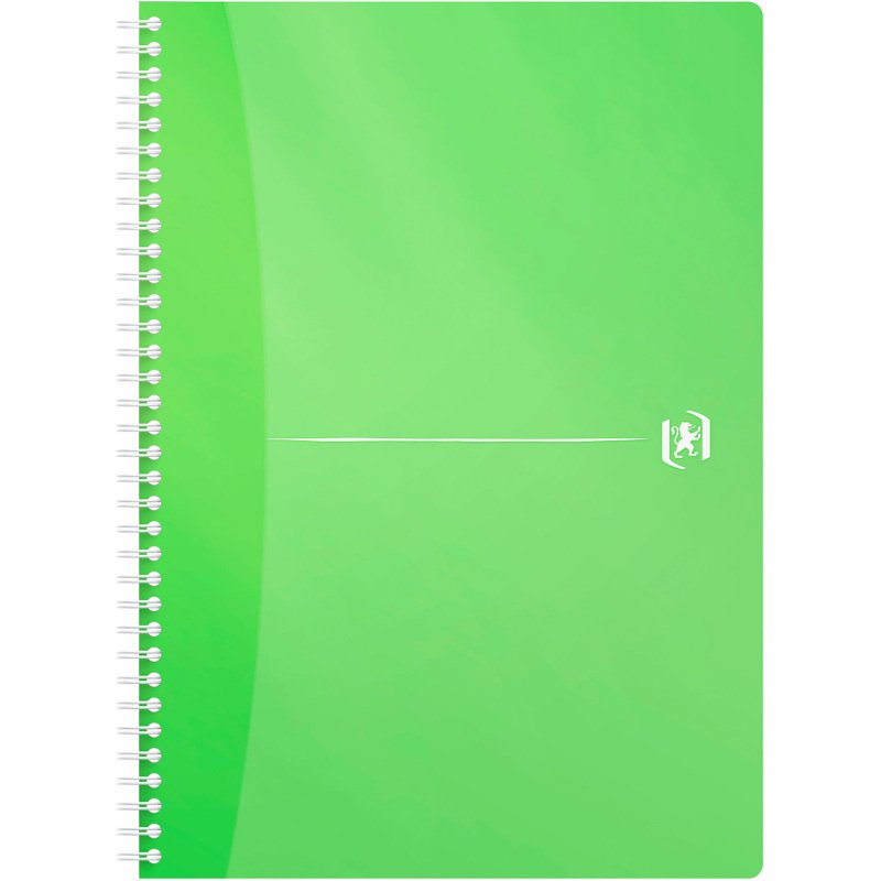 Cahier spirale Oxford My Colour A4 21 X 29,7 cm - petits carreaux - 180 pages