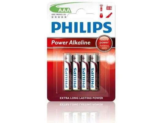 Philips Power Life AAA Batterier - 4-pak
