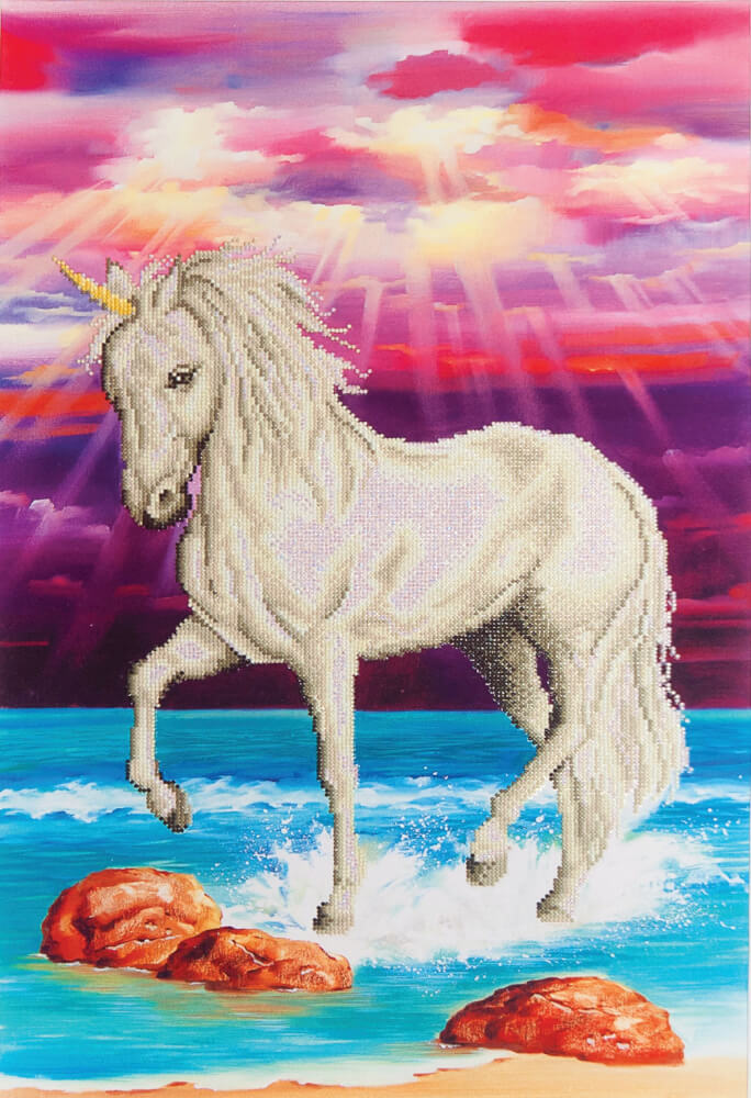 Diamond Dotz Magisches Einhorn 51 x 77 cm
