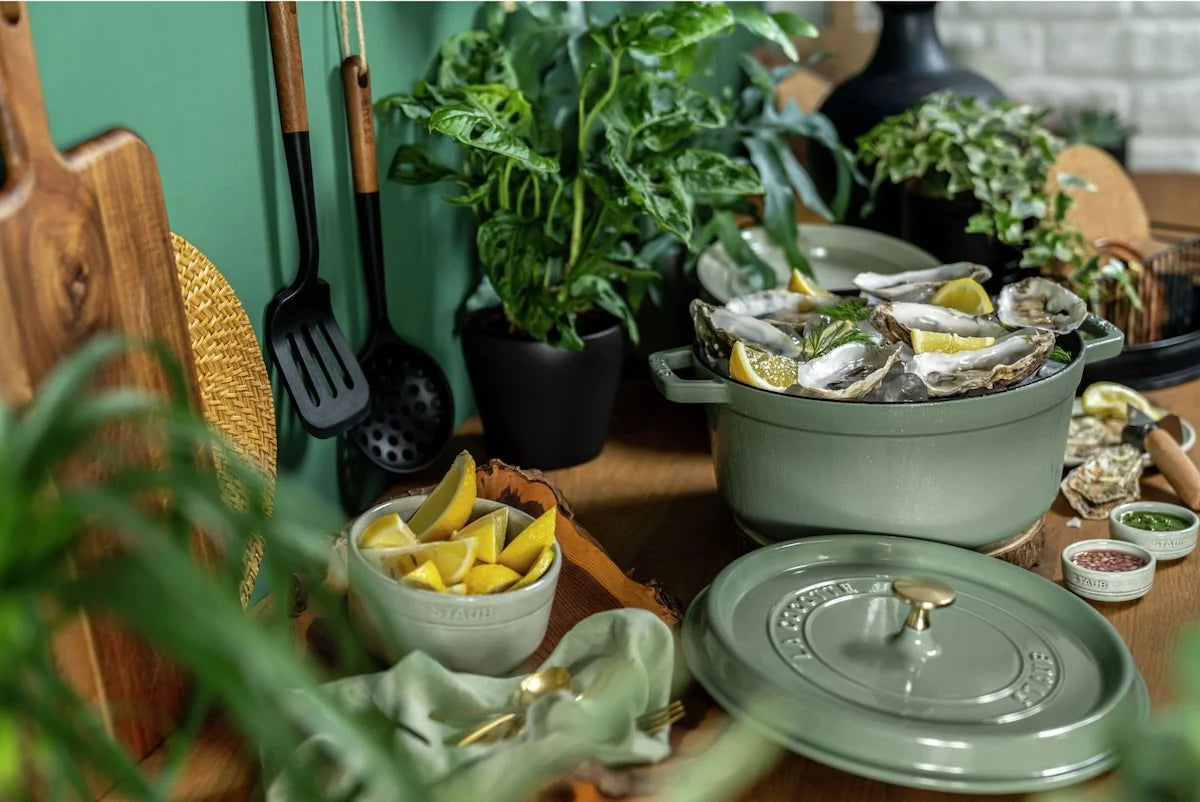 Staub braadpan La Cocotte eucalyptus