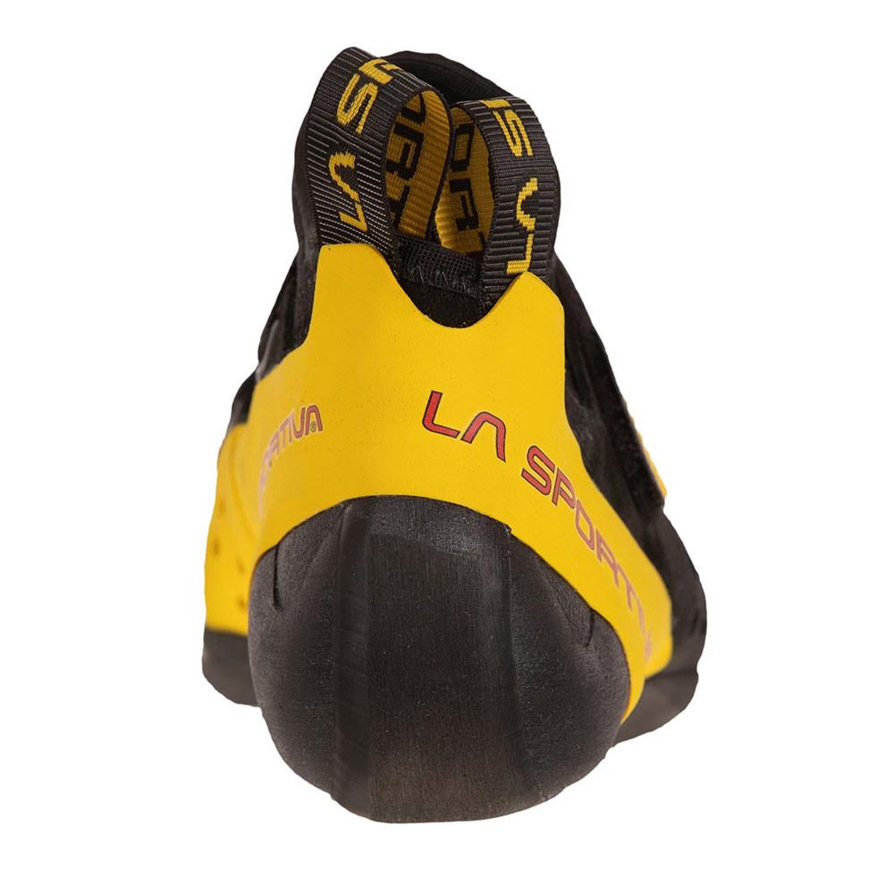 La Sportiva SOLUTION COMP - Chaussons escalade Homme black/yellow