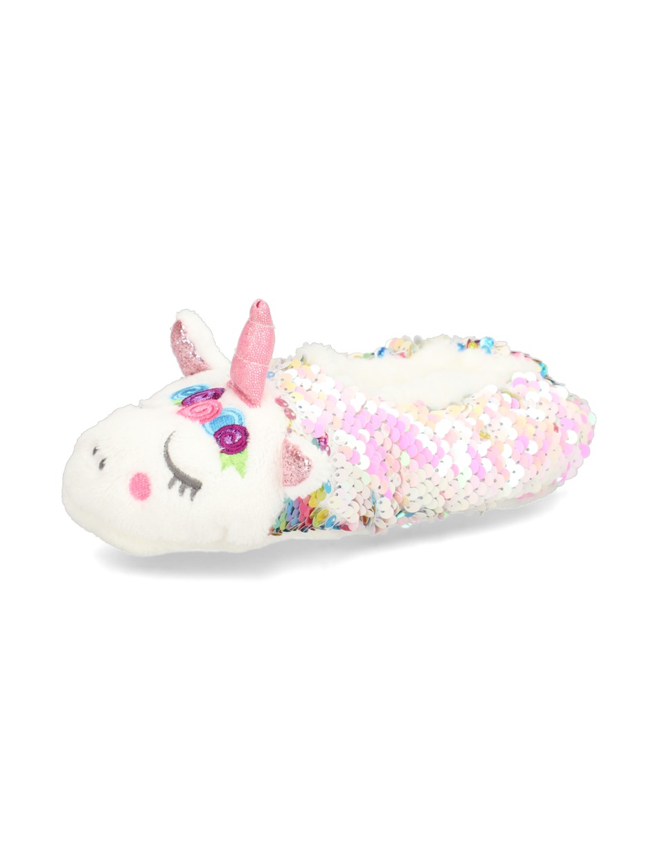 COSY FURRY SLIPPER 1P