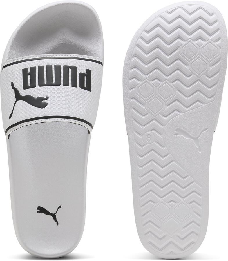 Puma Leadcat 2 0 2.0 badslippers wit zwart Rubber Logo 40.5