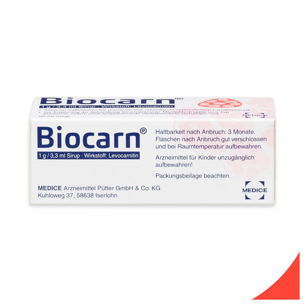 Biocarn Sirup bei Carnitinmangel - stärkt das Herz