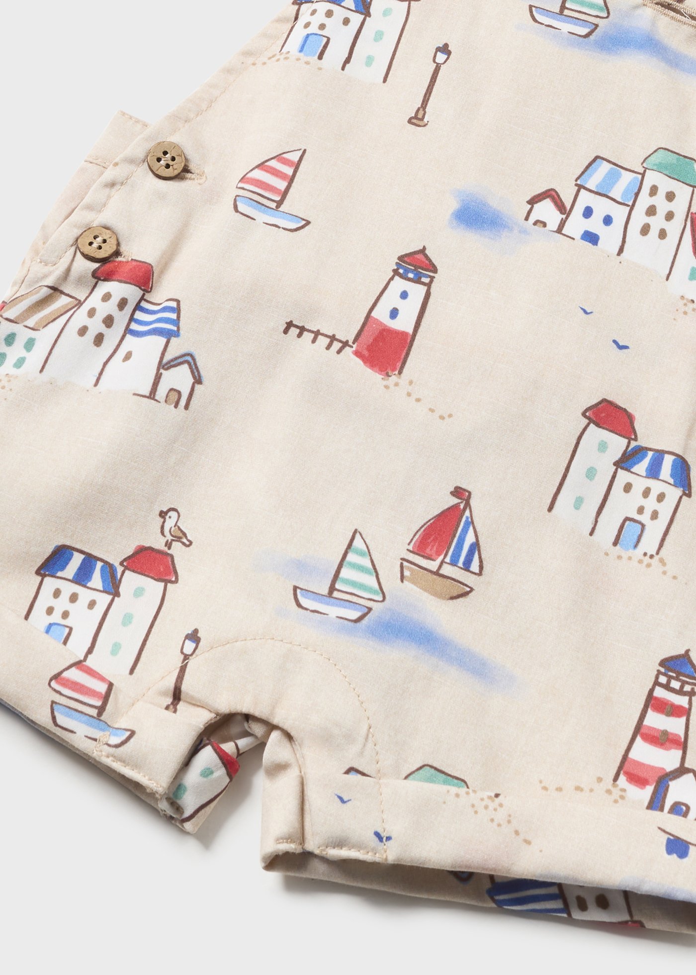 Conjunto de 3 peças Capri para recém-nascidos com estampa
