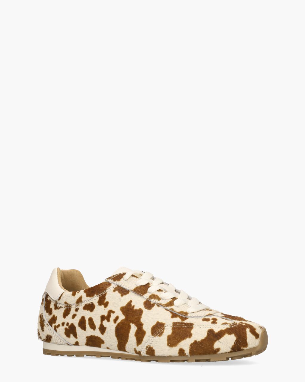 DWRS Label Sava Cow Hair Off-White/Cognac Damessneakers