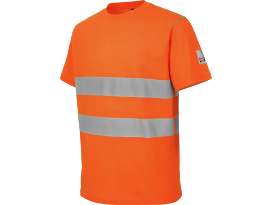 Tee-shirt de travail microporeux Würth MODYF haute-visibilité orange