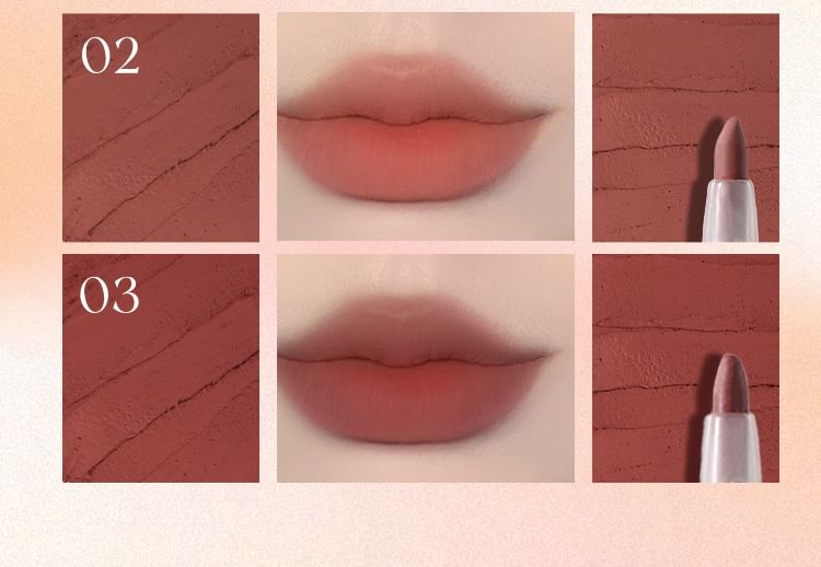VEECCI - Plump Matt Lip Pencil - 3 kleuren