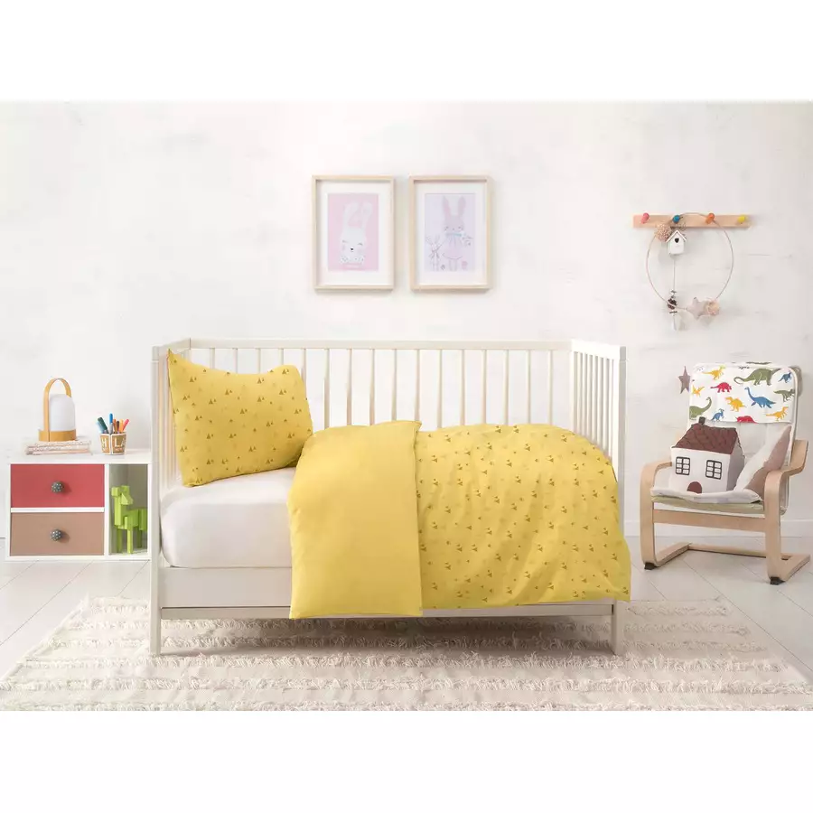 hibboux® Bettwäsche-Set Camper Duvet Cover - Green Yellow