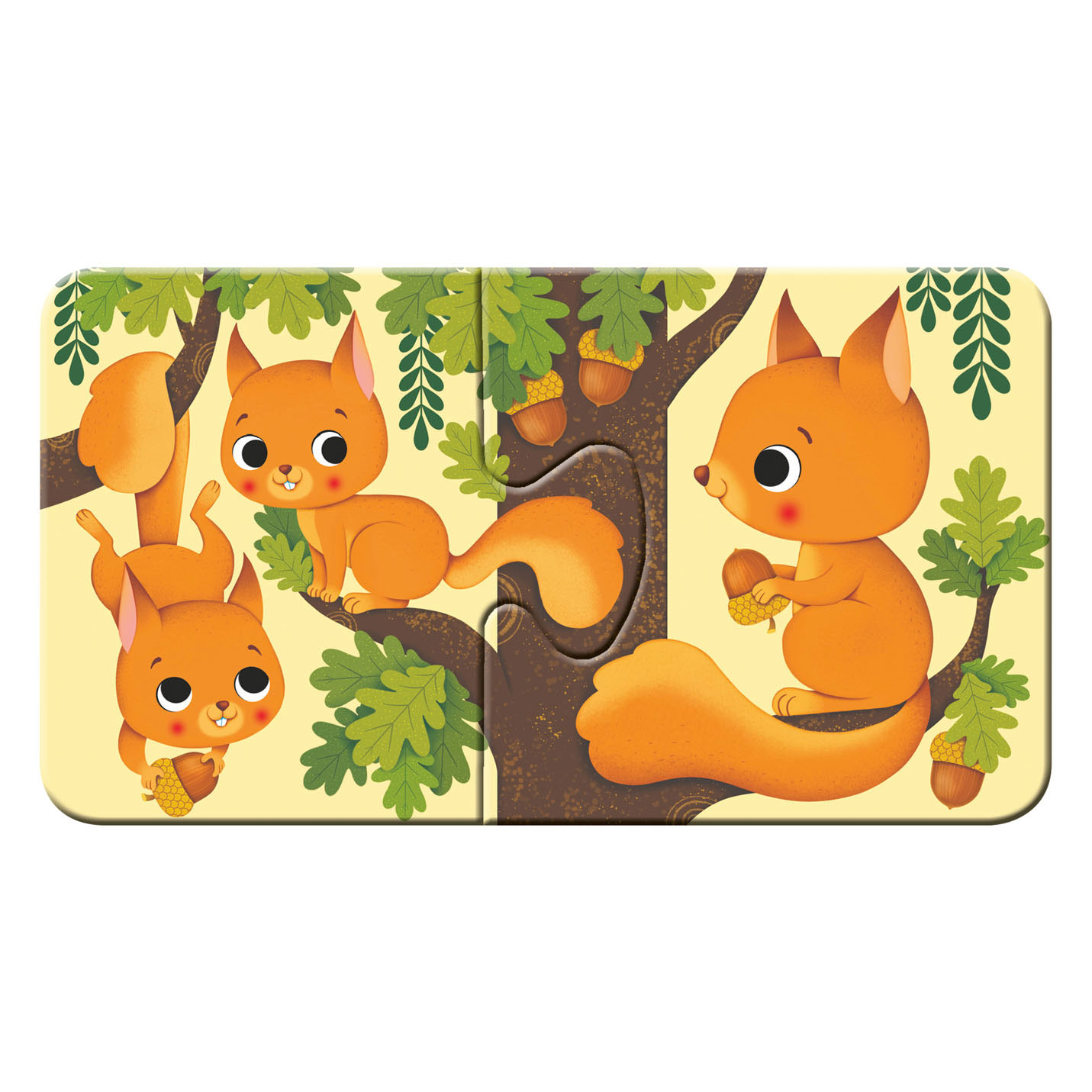 Dieren en hun Kleintjes Puzzel, 9x2st.