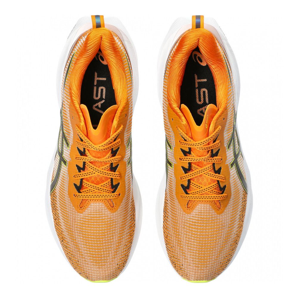 Asics NOVABLAST 3 LE - Chaussures running Homme bright orange/neon lime
