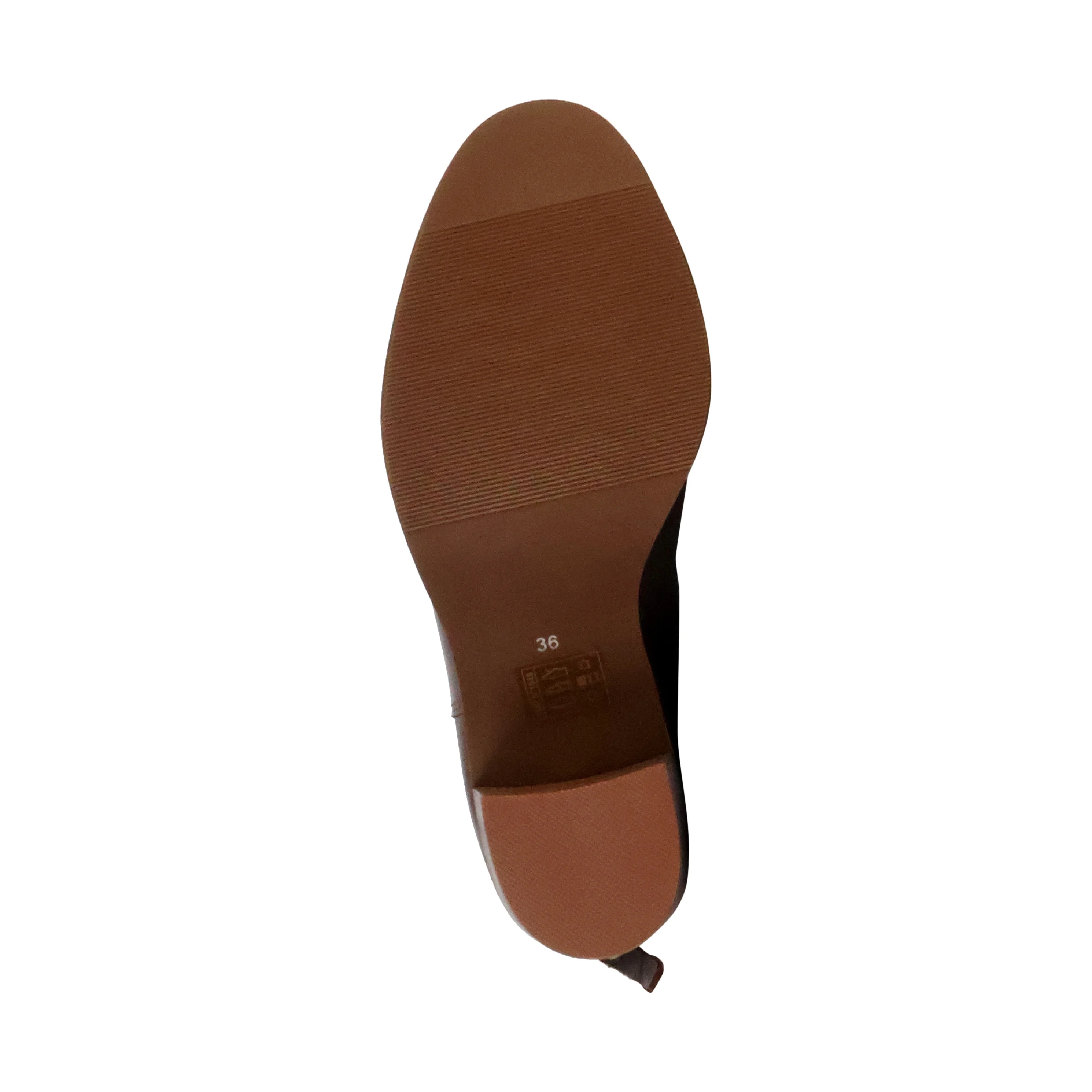 Bottines à talon cuiroxalys | Marron