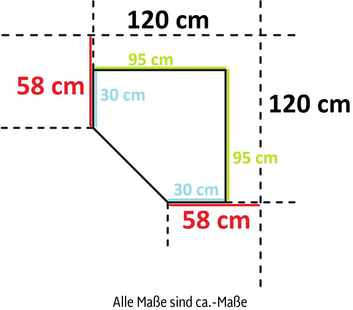 Wimex Eckkleiderschrank »Borkum« inklusive Einlegeböden und Kleiderstangen